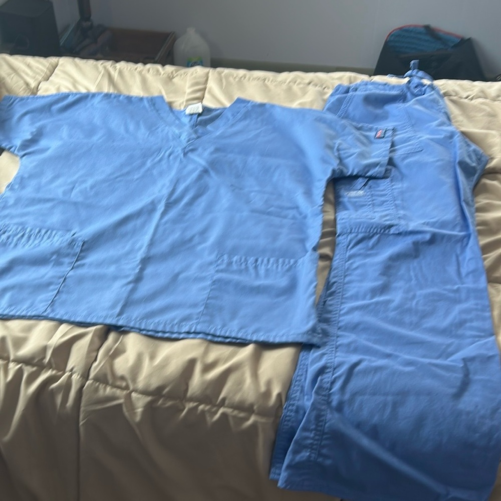 Cherokee Blue Scrub Set